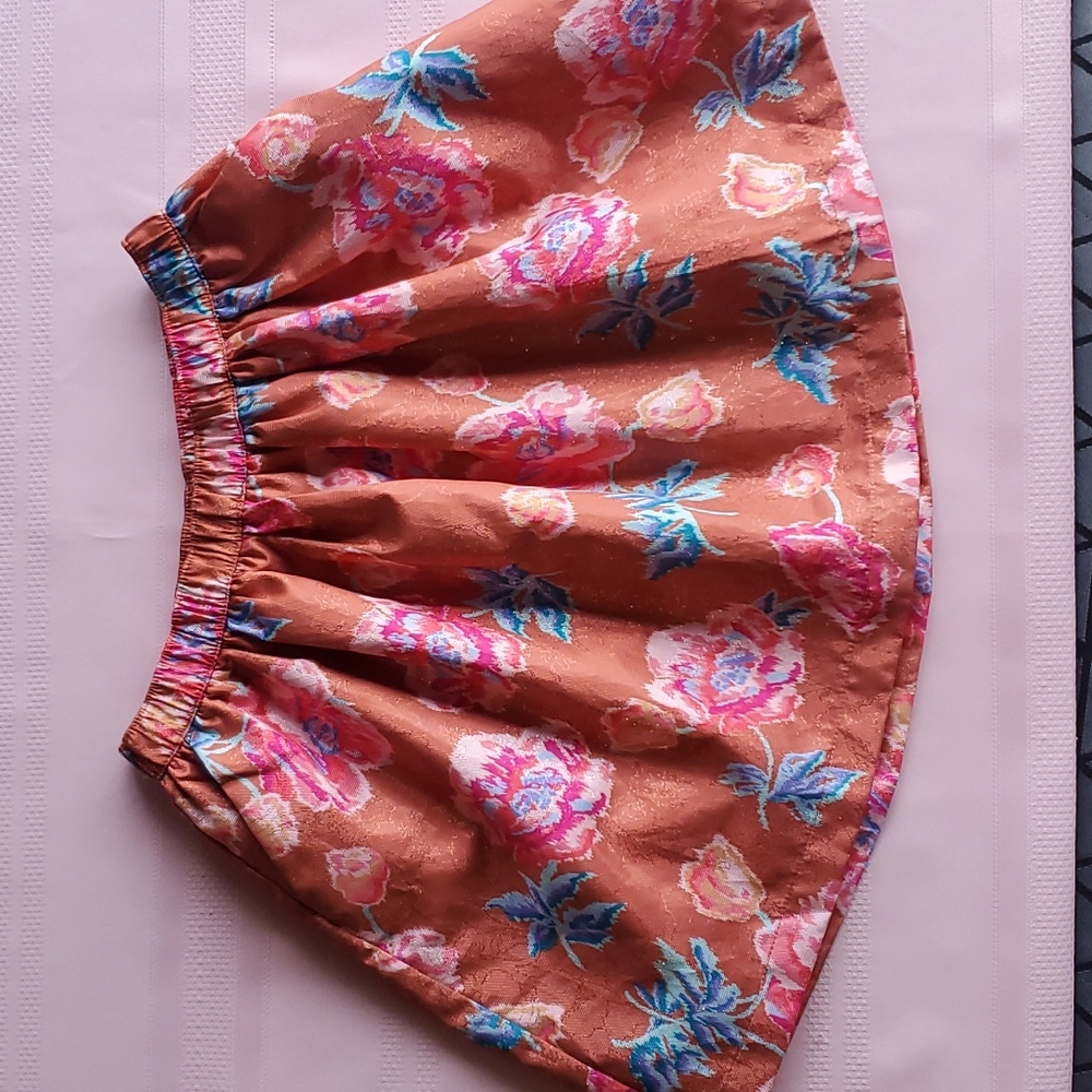 Gymboree girls sparkly floral shimmer party Tutu skirt
